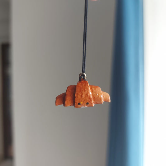 Croissant Charm Phone Strap