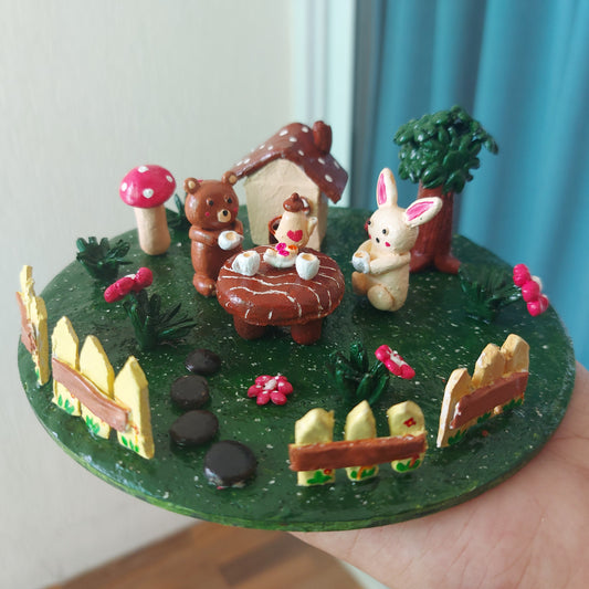 Woodland Picnic Scenery